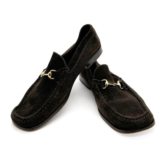 Great Condition Gucci Suede Horsebit Loafers | Size 40.5/ 10.5 | EUC - Picture 1 of 11